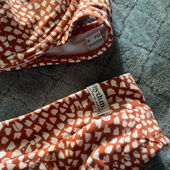 Rhythm Terracotta and White giraffe Bikini - Picture 2 of 5